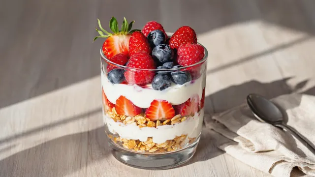 Summer Berry Yogurt Parfaits (Fresh & Healthy)