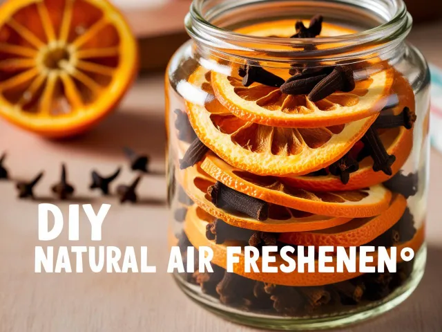 DIY Natural Air Freshener Using Orange Peels & Cloves